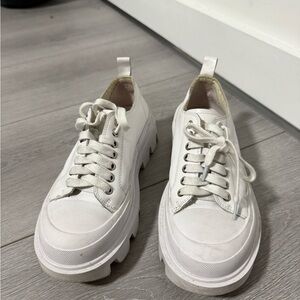 Jeffrey Campbell White Platform Sneakers